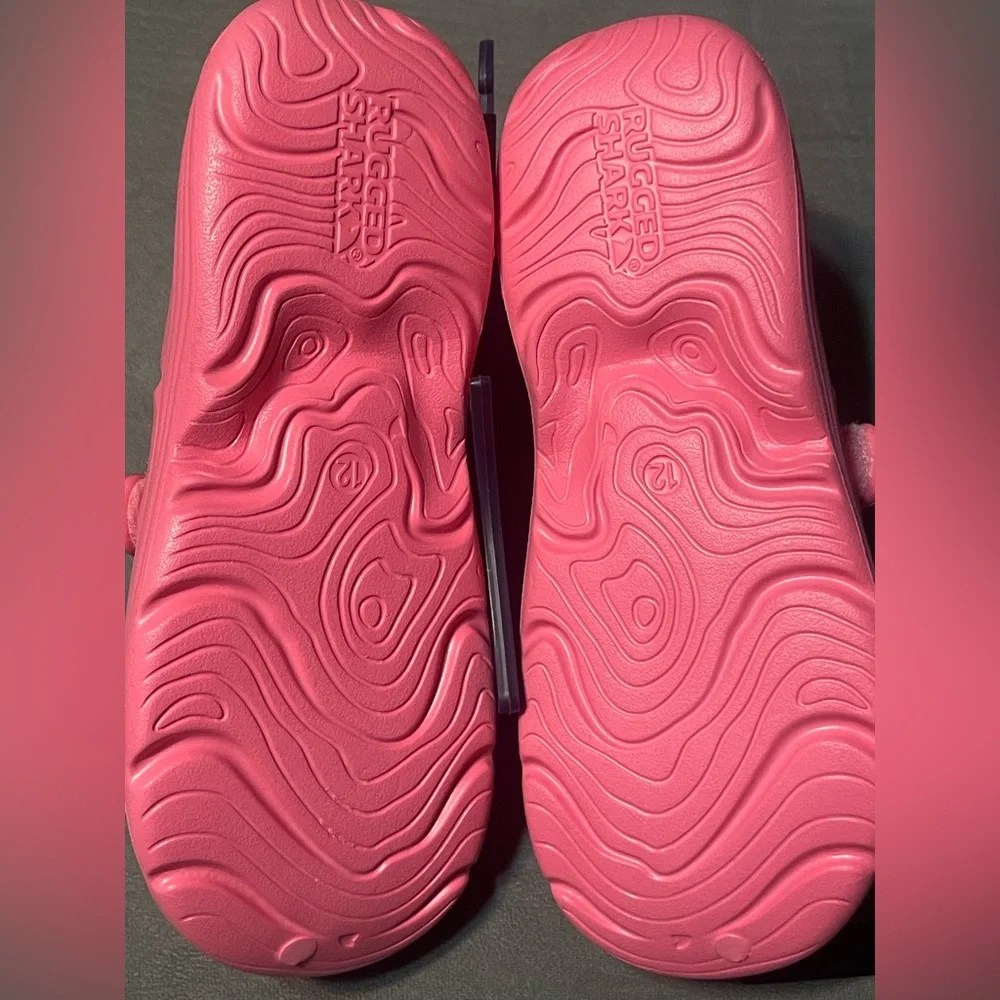 Rugged Shark Pink Mary Jane Sandals Toddler Size 12 NWT Lightweight Water‎ Shoes